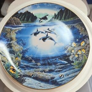 Danbury Mint Plate Sunlit Glow